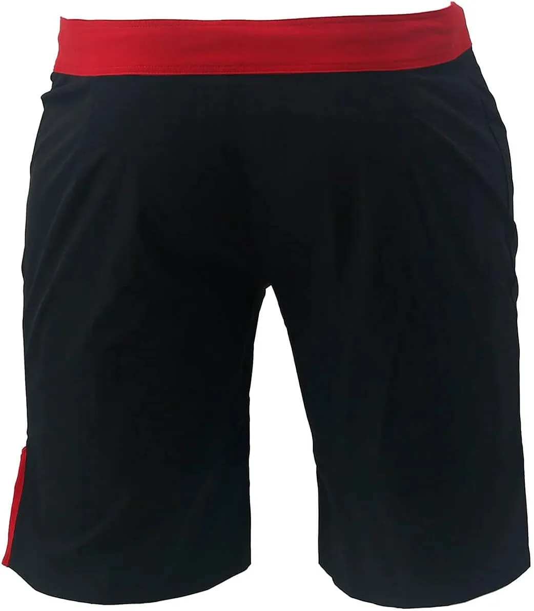 FLKKY MMA BJJ Cross Fight Shorts, BJJ Shorts No Gi Grappling Boxing Shorts Jiu Jitsu Shorts Training Workout Gym Shorts