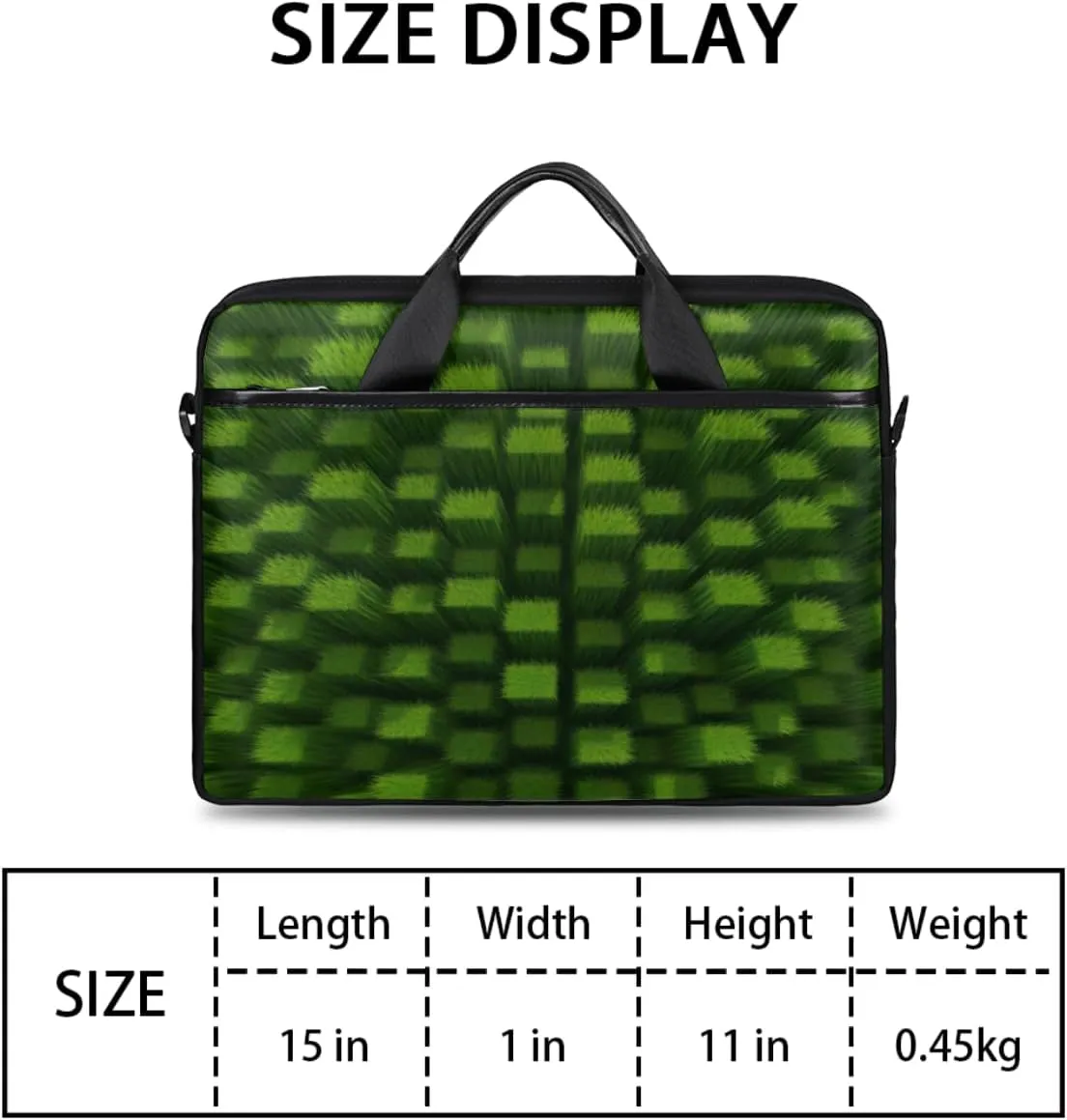 Funny Sea Texture Laptop Shoulder Bag for Tablet Computer Notebook Sleeve Messenger Carrying Case Briefcase Tote
