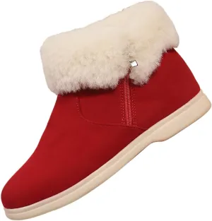 Furry Snow Boots for Women Zapatos Para Invierno Mujer Botas De Invierno Womens Duck Boots Winter Boots for Women Fashion Size 12