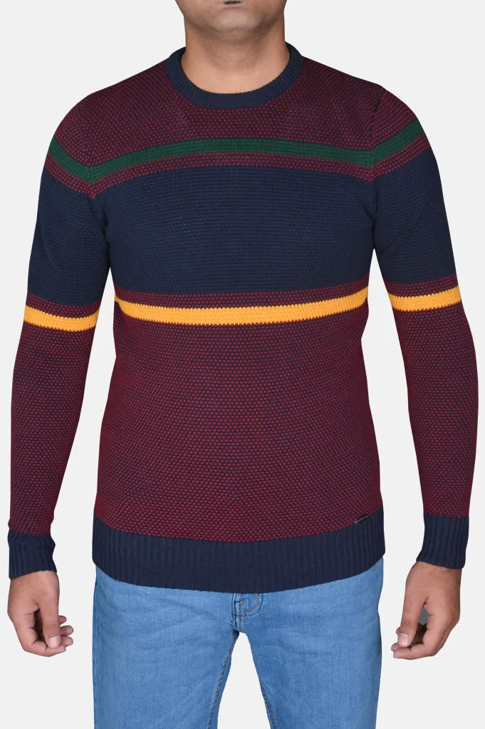 Gents Sweater In Maroon SKU: SA534-Maroon