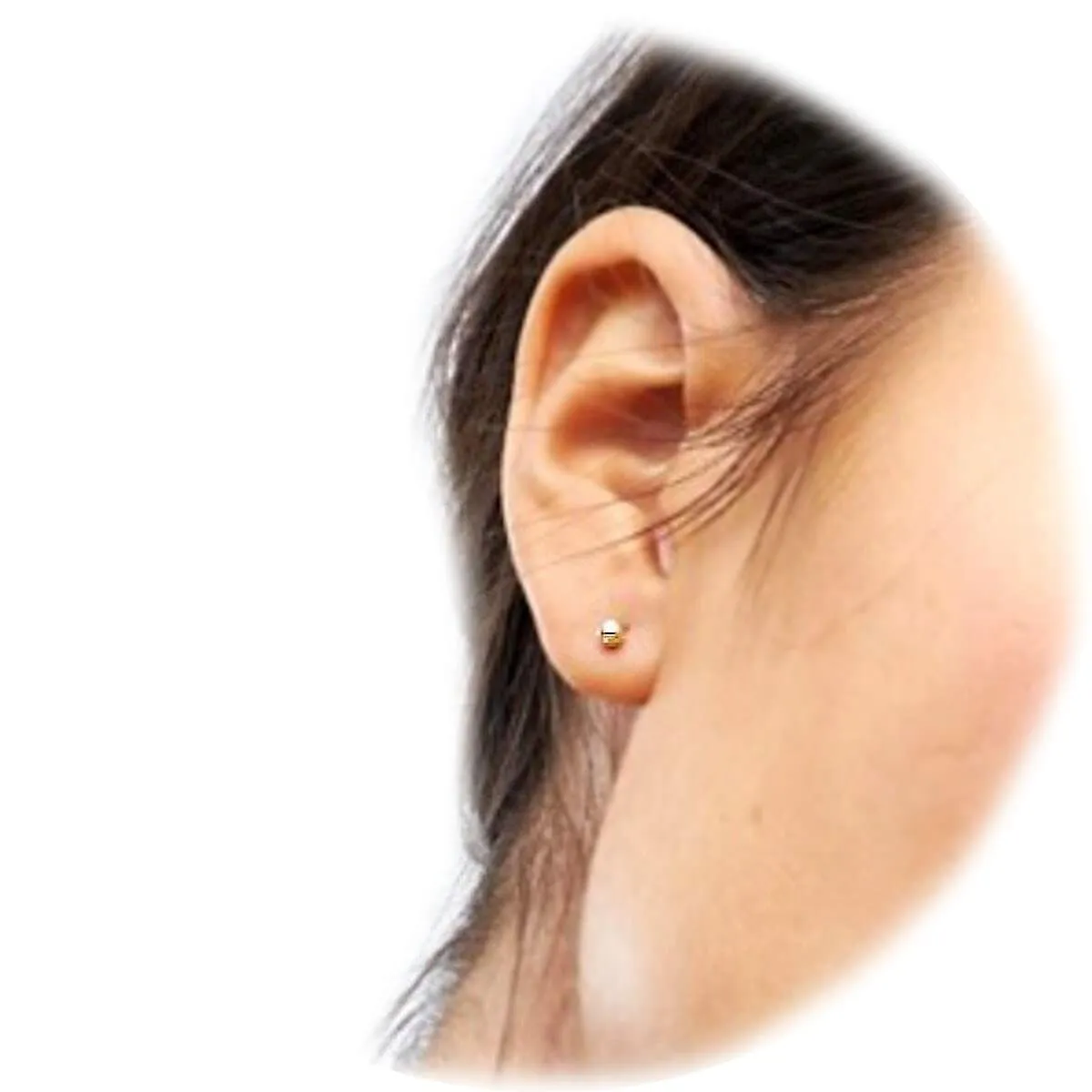 Gold Filled Dot Stud Earrings - Minimalist Gold Jewelry - Gold Studs - Simple Everyday Posts 3mm - Dainty studs