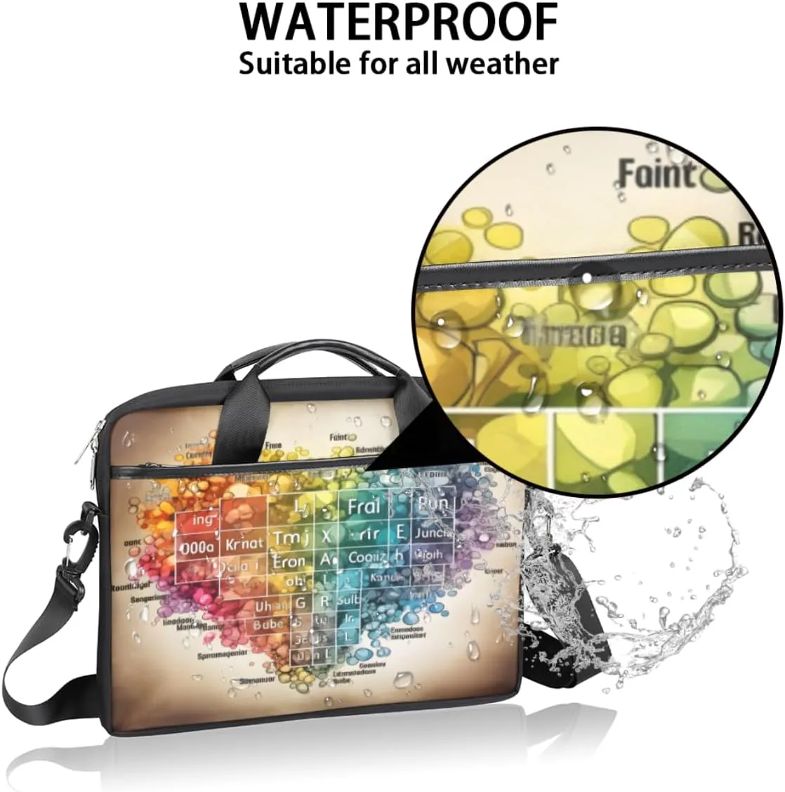 Interesting Soccer Style Laptop Shoulder Bag for Tablet Computer Notebook Sleeve Messenger Carrying Case Briefcase Tote
