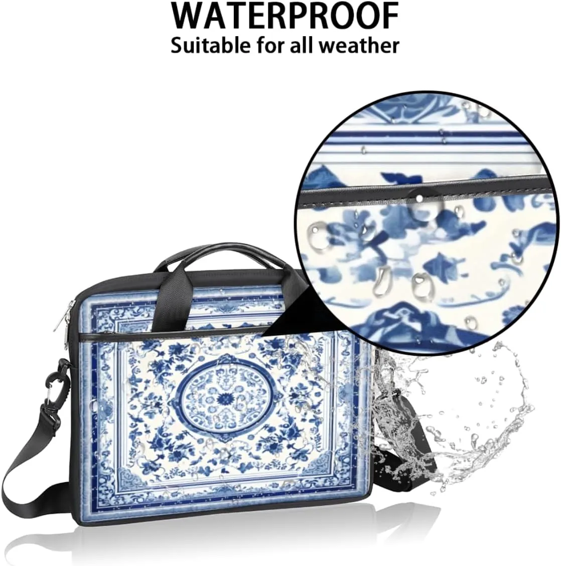 Interesting Soccer Style Laptop Shoulder Bag for Tablet Computer Notebook Sleeve Messenger Carrying Case Briefcase Tote