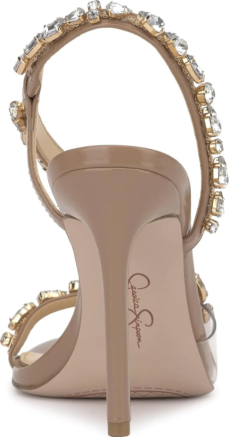 Jessica Simpson Women's Jaycin Embellished Heeled Sandal