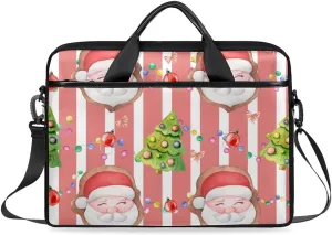 Laptop Shoulder Bag Christmas Design Tablet Computer Notebook Sleeve Messenger Bags Carrying Case with Strap Briefcase Tote for 14 15 in Laptops