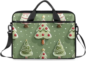 Laptop Shoulder Bag Interesting Christmas Tablet Computer Notebook Sleeve Messenger Bags Carrying Case with Strap Briefcase Tote for 14 15 in Laptops