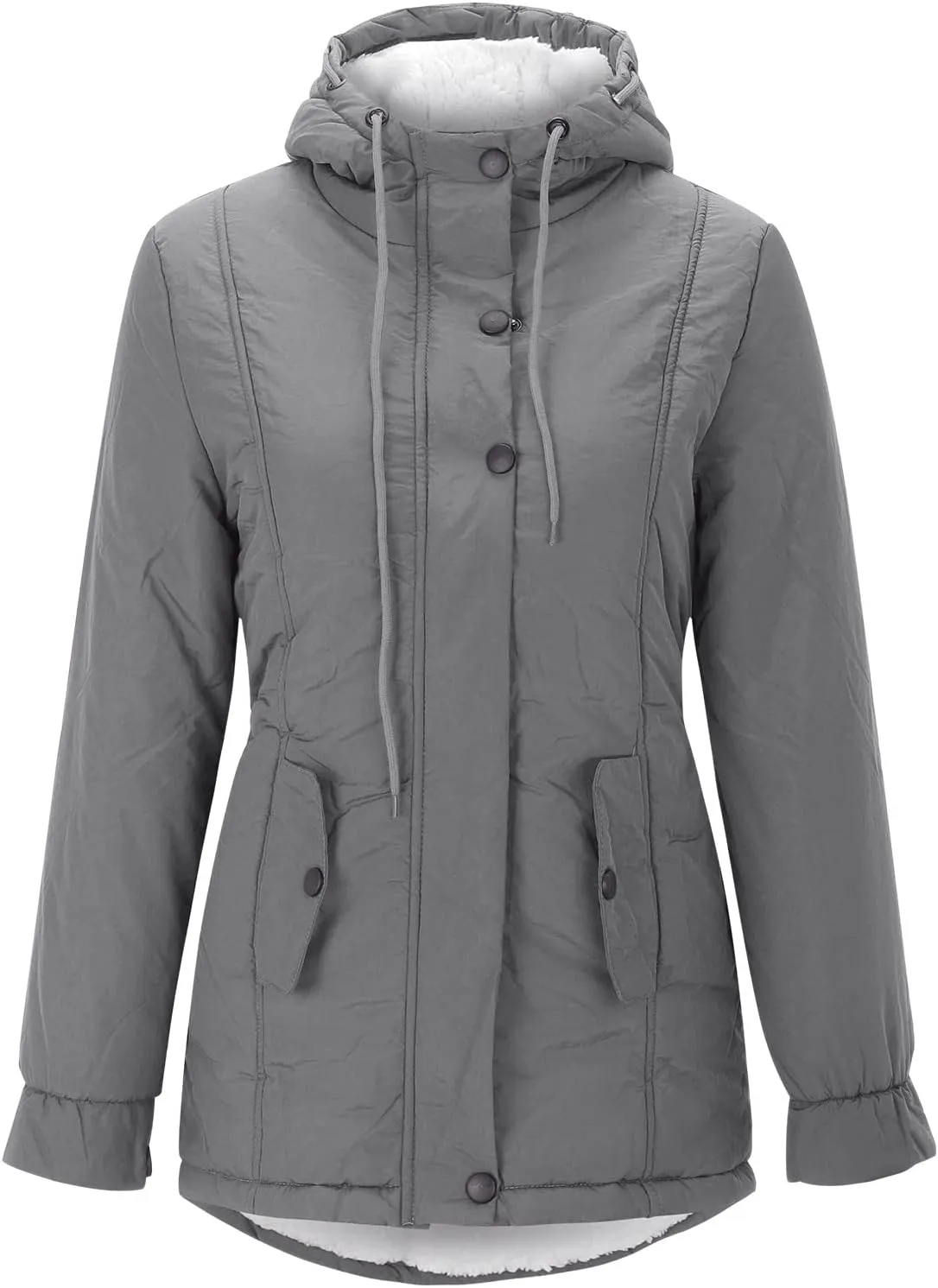 Lined Thick Women's Trench Warm Winter ' Hooded Overcoat Coat Outwear Women's Coat Us Leather Jacket