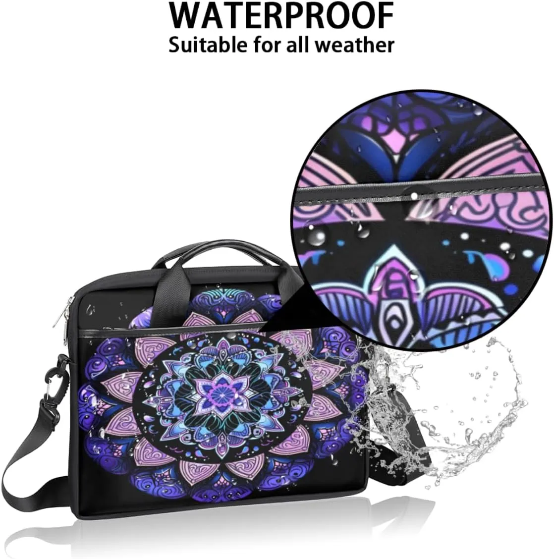 Lovely Leopard Style Laptop Shoulder Bag for Tablet Computer Notebook Sleeve Messenger Carrying Case Briefcase Tote