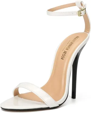 MAIERNISI JESSI Unisex Men's Women's Strappy Sandals Heels, Stilletos High Heeled Sandals