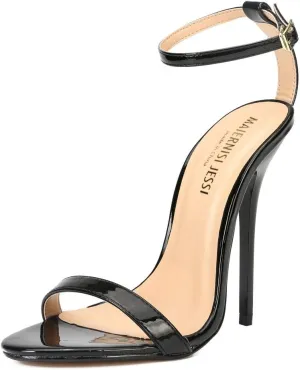 MAIERNISI JESSI Unisex Men's Women's Strappy Sandals Heels, Stilletos High Heeled Sandals