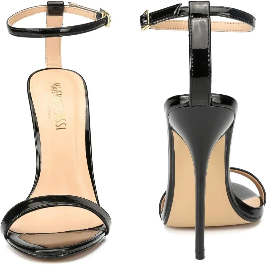 MAIERNISI JESSI Unisex Men's Women's Strappy Sandals Heels, Stilletos High Heeled Sandals