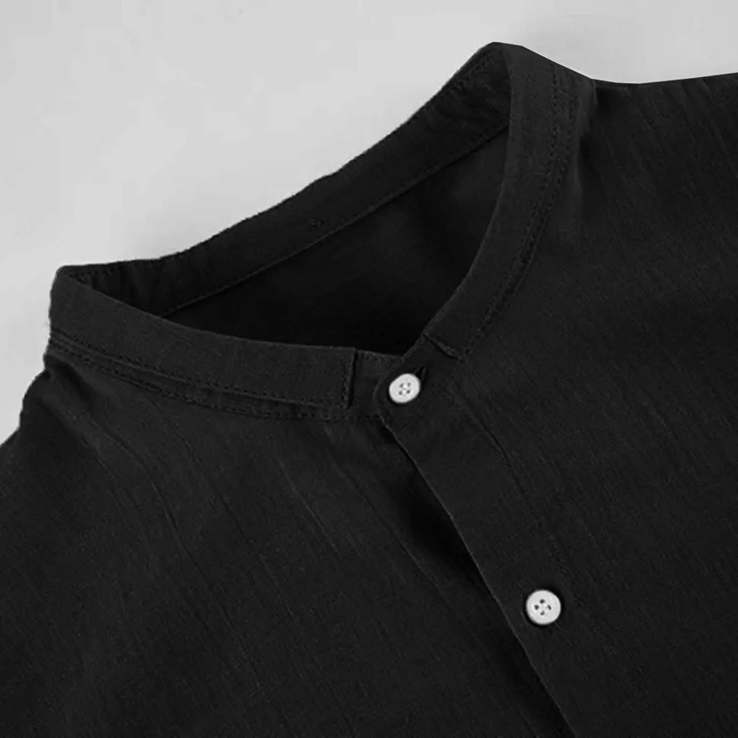 Men Cotton Linen Shirts 2024 Fall Fashion Big and Tall Shirt Casual Loose Button Tops Comfy Long Sleeve Blouse
