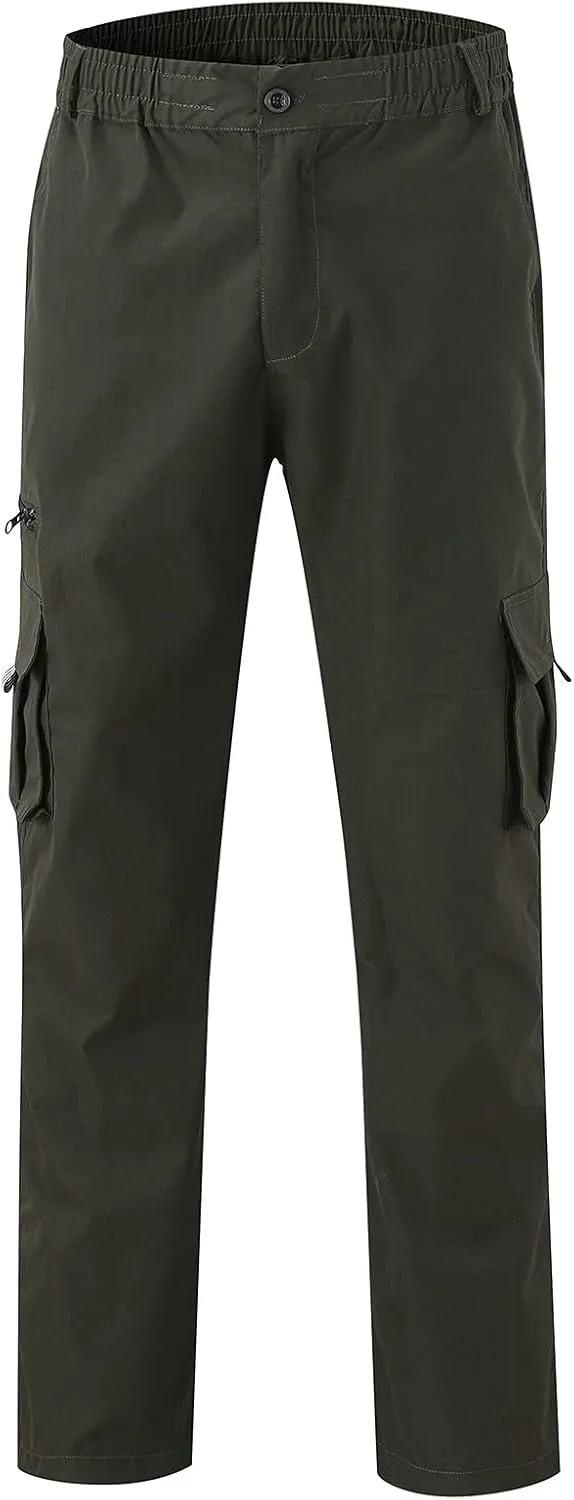 Men Lightweight Jogging Pant Chinos Work Joggers Comfort Fit Sport Casual Sweatpants Loungewear Sweat Pants