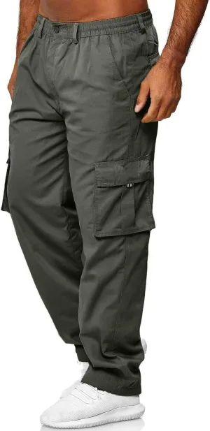 Men Lightweight Jogging Pant Chinos Work Joggers Comfort Fit Sport Casual Sweatpants Loungewear Sweat Pants