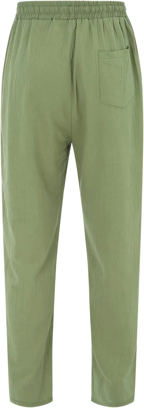 Men Lightweight Jogging Pant Chinos Work Joggers Comfort Fit Sport Casual Sweatpants Loungewear Sweat Pants