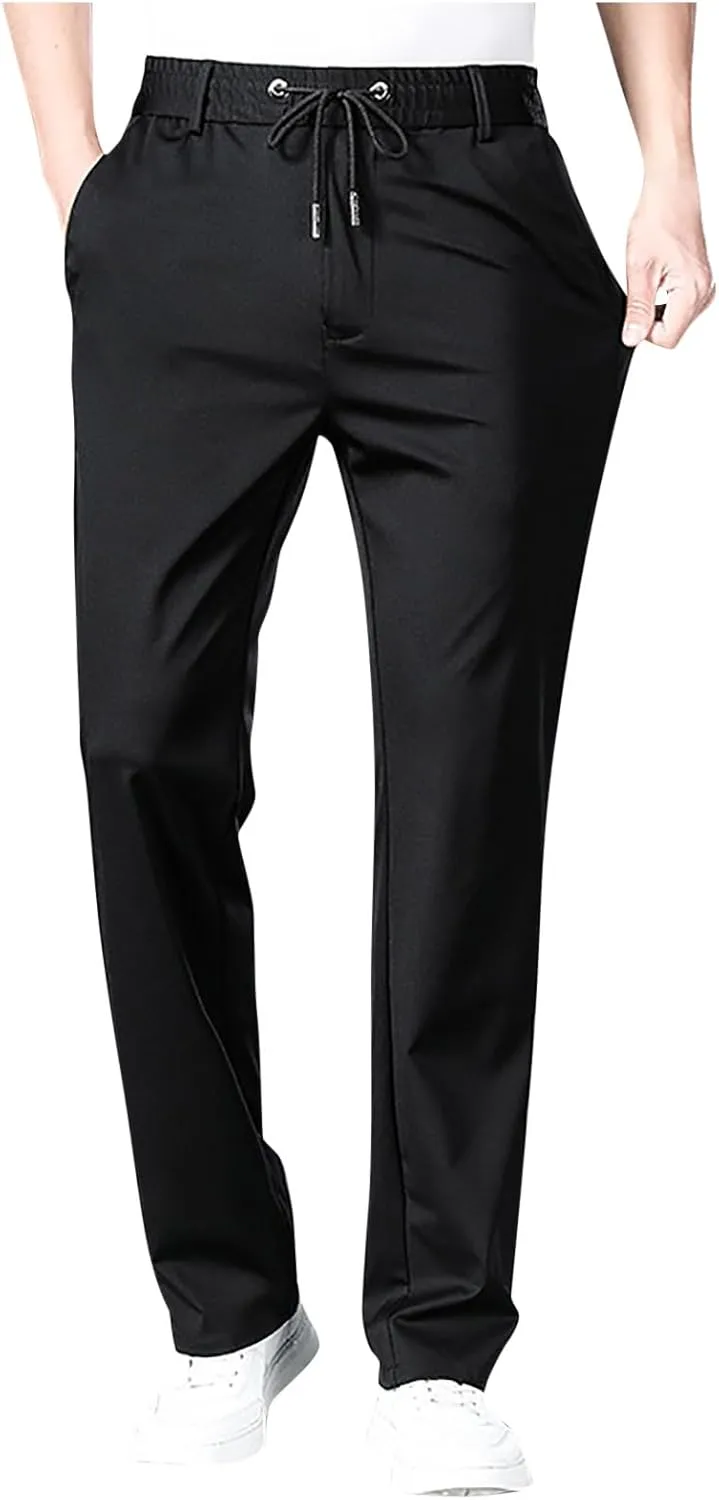 Men Lightweight Jogging Pant Pull On Work Joggers Relaxed Fit Sport Casual Sweatpants Breathable Sweat Pants