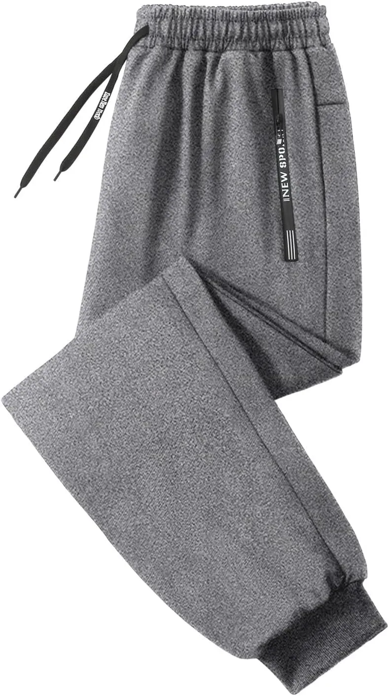Men Pants Casual Fashion Joggers Workout Sweatpants Comfort Fit Elasticated Stretch Waist Lounge Pant