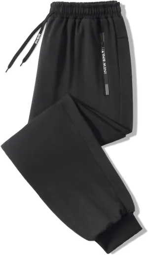 Men Pants Casual Fashion Joggers Workout Sweatpants Comfort Fit Elasticated Stretch Waist Lounge Pant