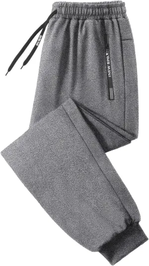 Men Pants Casual Fashion Joggers Workout Sweatpants Comfort Fit Elasticated Stretch Waist Lounge Pant