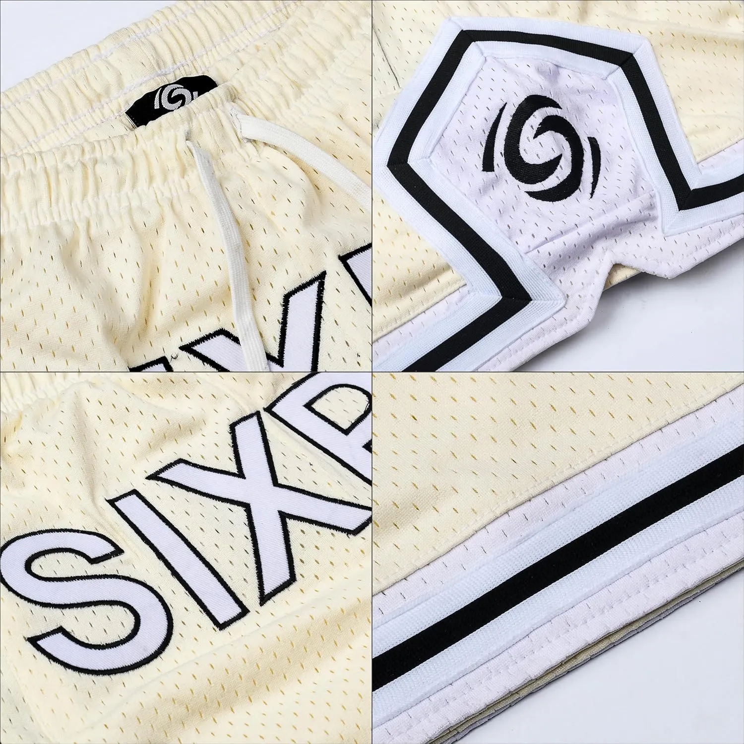 Men's Athletic Shorts - 100% Polyester, Mesh Shorts Quick Dry, Embroidered Gym Shorts Men, Basketball Shorts for Men