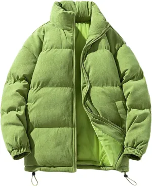 Men's Autumn And Winter New Thick Warm Corduroy Coat Cotton Padded Jacket Insulated Men Jacket
