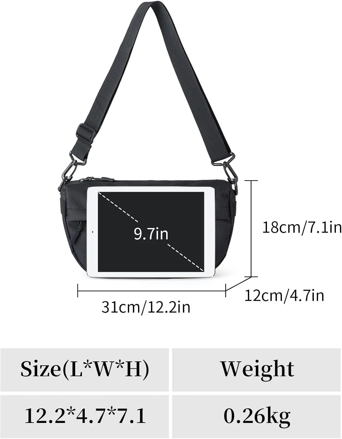 Mens Bag Canvas Crossbody Bag Casual Shoulder Bag Vintage Messenger Bag Travel Satchel Bag,