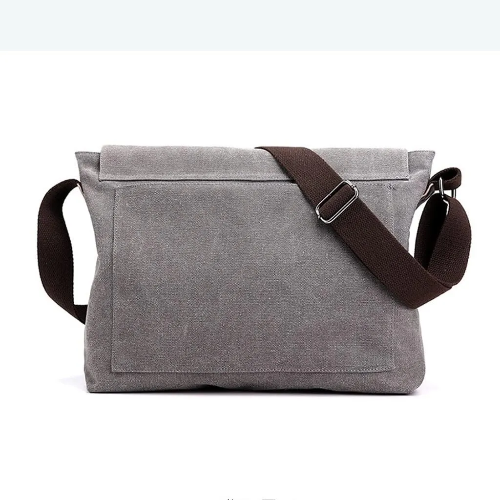 Men's Canvas Crossbody Shoulder Messenger Bags Man Cross Body Bag Casual Portable Male Bag