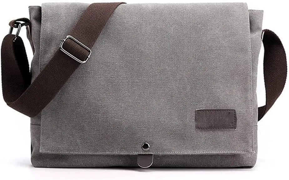 Men's Canvas Crossbody Shoulder Messenger Bags Man Cross Body Bag Casual Portable Male Bag