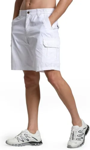 Men's Cargo Shorts 6 Pockets Cotton Shorts Work Casual Hiking Shorts