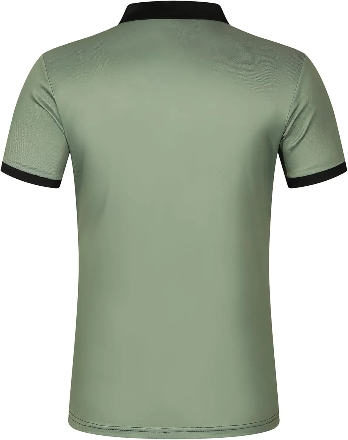 Mens Fashion Color Block Polo Shirts Casual Short Sleeve T Shirt Striped Moisture Wicking Golf Shirts Tops