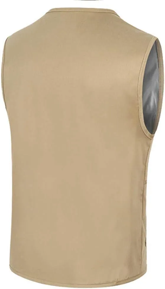 Men's Fishing Vest Utility Safari Travel Vest with Pocket Outdoor Work Photo Cargo Fly Summer Lightweight Jacket