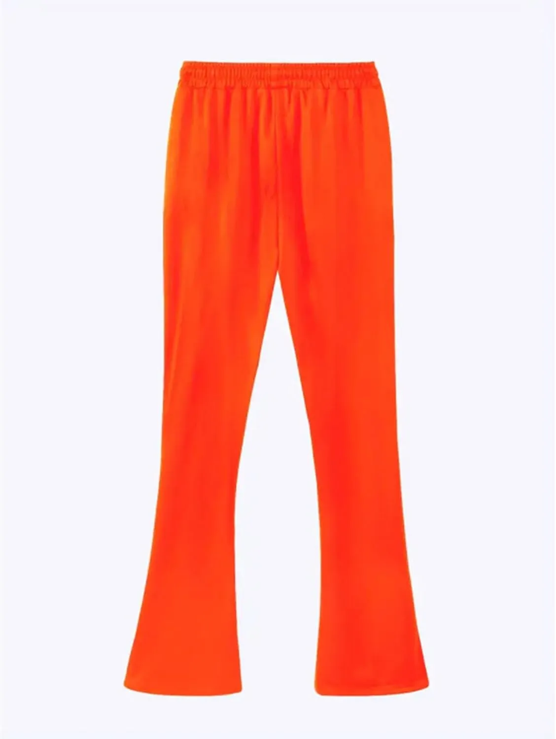 Mens Flared Pants Casual Sweatpants Slim Fit Bell-Bottomed Trousers Lightweight Breathable Tracksuit Bottoms Solid Pant