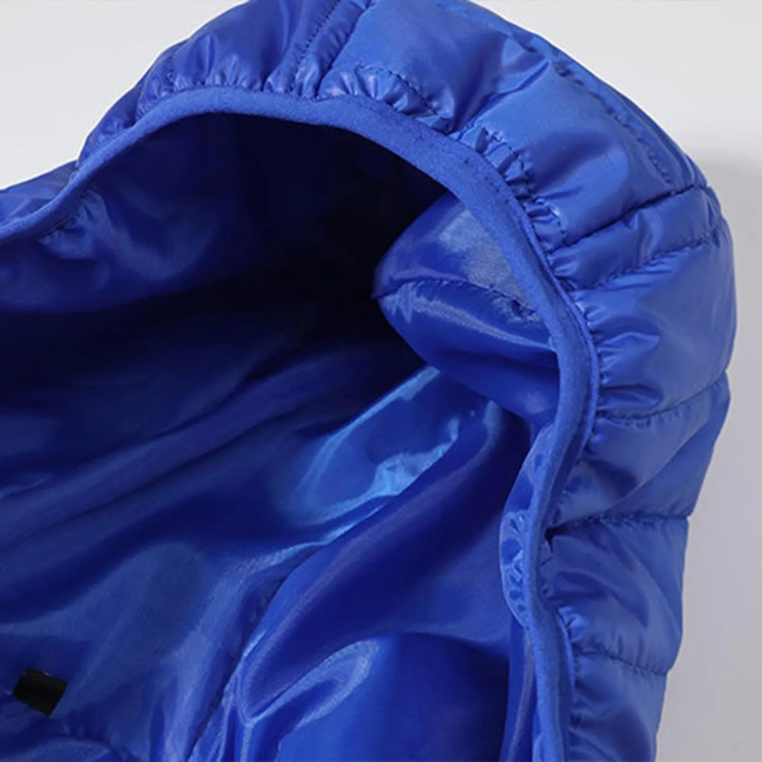 Men's Shiny Puffer Jacket Winter Warm Down Coats Packable Hooded Waterproof Outerwear with Pockets
