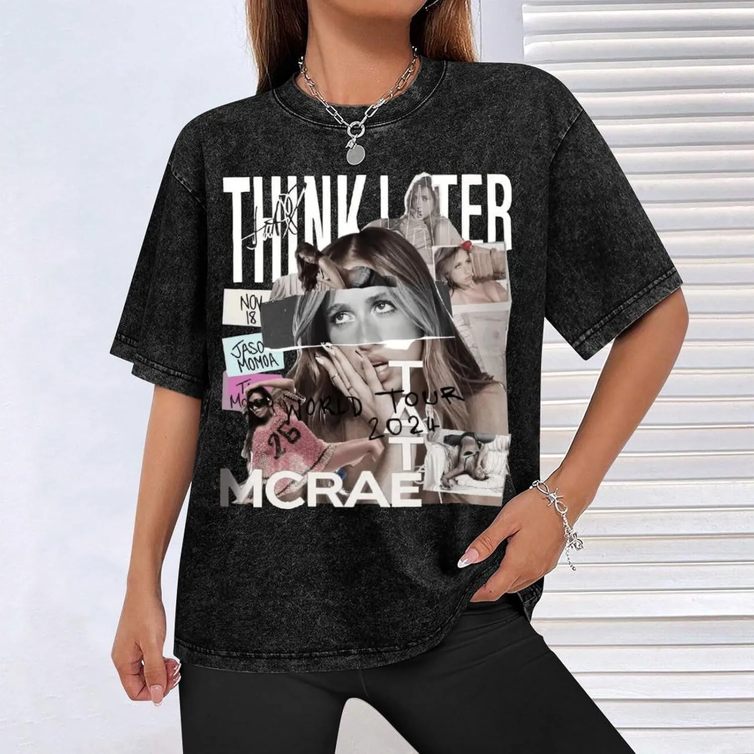 Men's Shirt,Music Short Sleeves Washed Tshirt Cotton Round Neck T Shirt Fashion T-Shirt for Women Soft Shirts