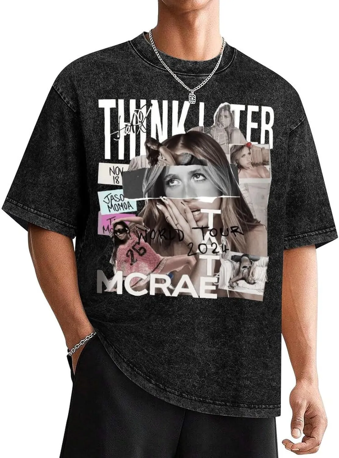 Men's Shirt,Music Short Sleeves Washed Tshirt Cotton Round Neck T Shirt Fashion T-Shirt for Women Soft Shirts