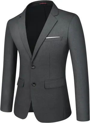 Men's Sport Coats & Blazers Slim Fit Suit Jacket for Men Two Button Sport Coat for Wedding Casual