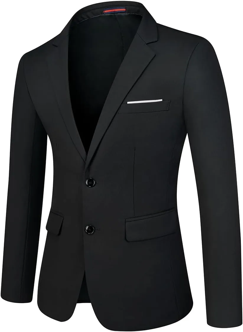 Men's Sport Coats & Blazers Slim Fit Suit Jacket for Men Two Button Sport Coat for Wedding Casual