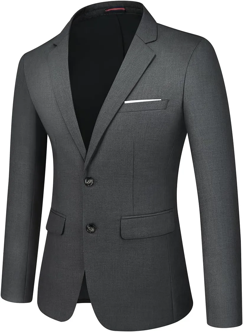 Men's Sport Coats & Blazers Slim Fit Suit Jacket for Men Two Button Sport Coat for Wedding Casual