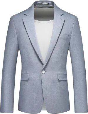 Men's Sport Coats & Blazers Slim Fit Suit Jacket for Men Two Button Sport Coat for Wedding Casual