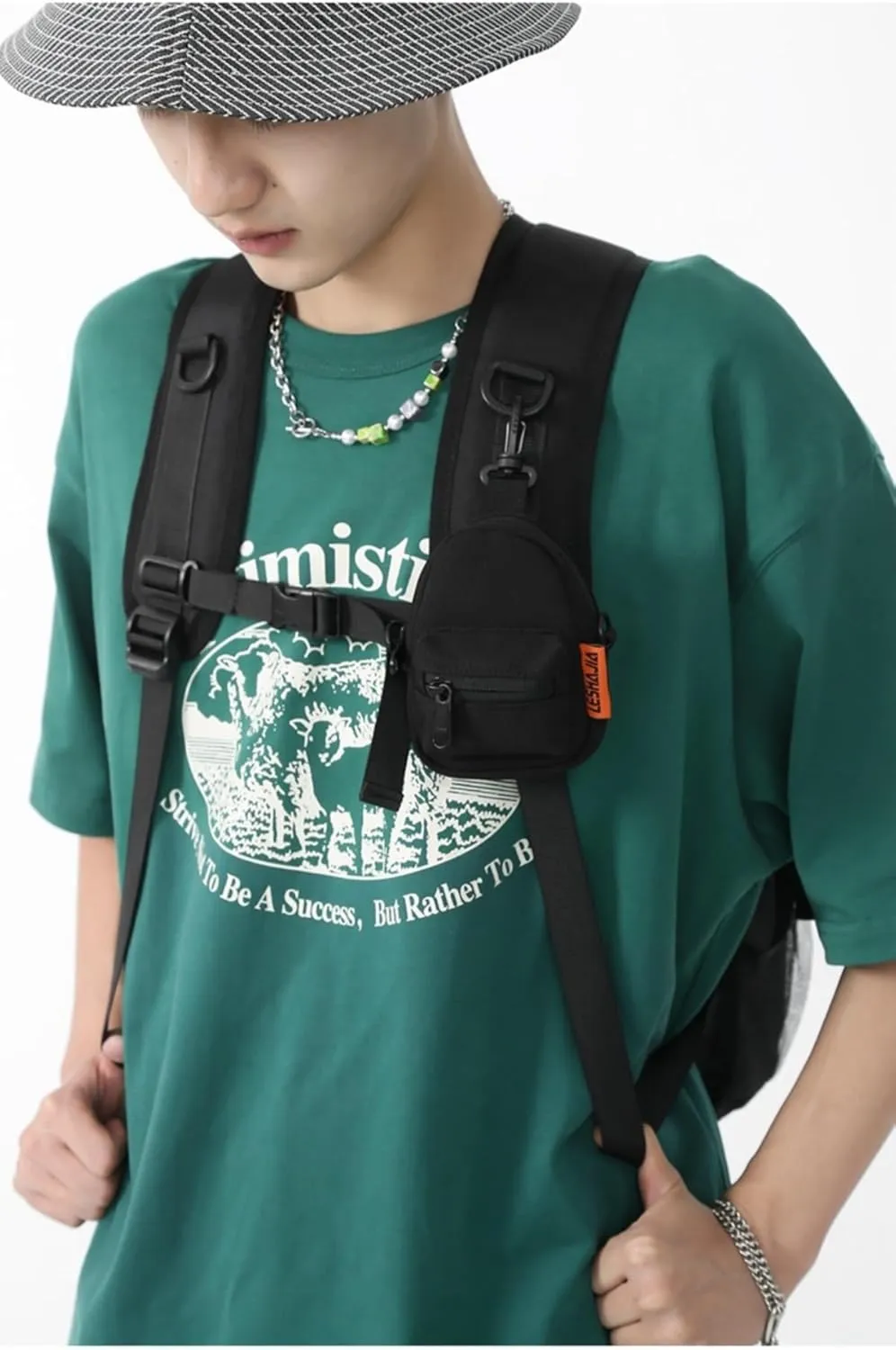 Mini Backpack Keychain Wallet - Cute Cosmetic Bag for Women, Key Pocket Wristlet with Card Slots & Organizer