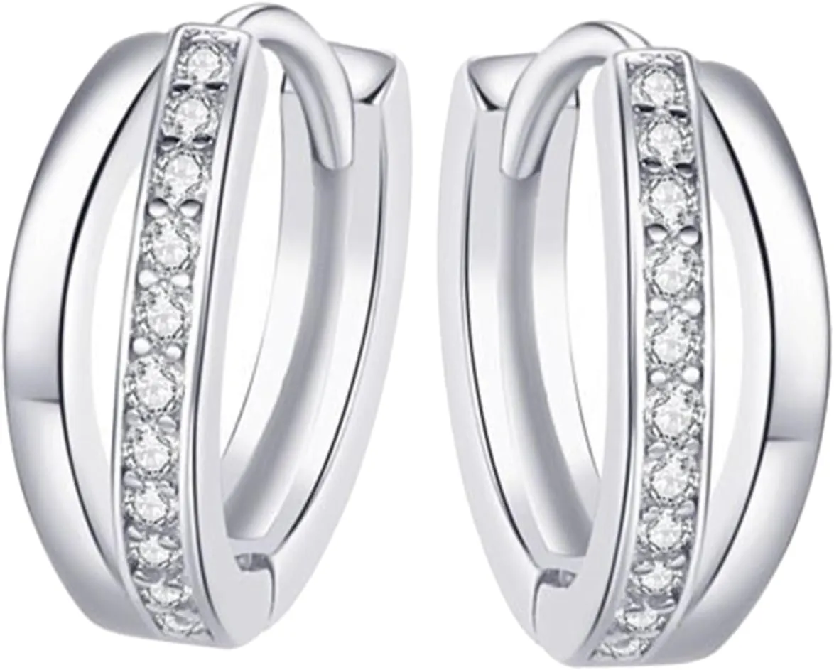 NOLITOY Tiny Hoop Earrings for Women Minimalist Statement Earrings Fashion Jewelry for Women