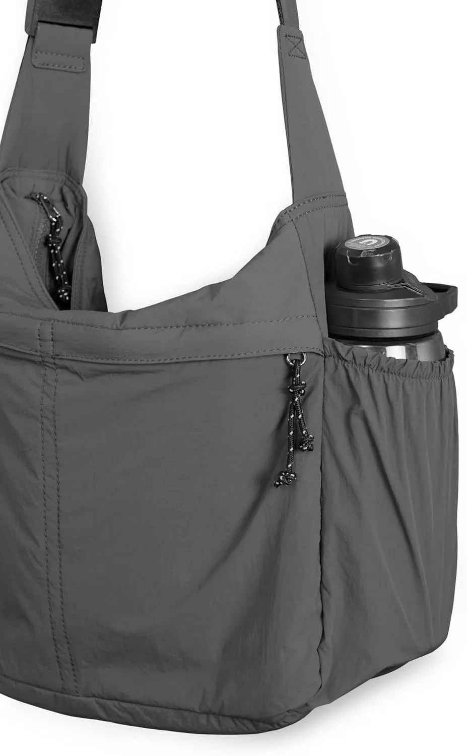 ODODOS 20L Crossbody Tote Bag Large Capacity Lightweight Hobo Shoulder Sling Bags for Gym Shopping Beach Travel