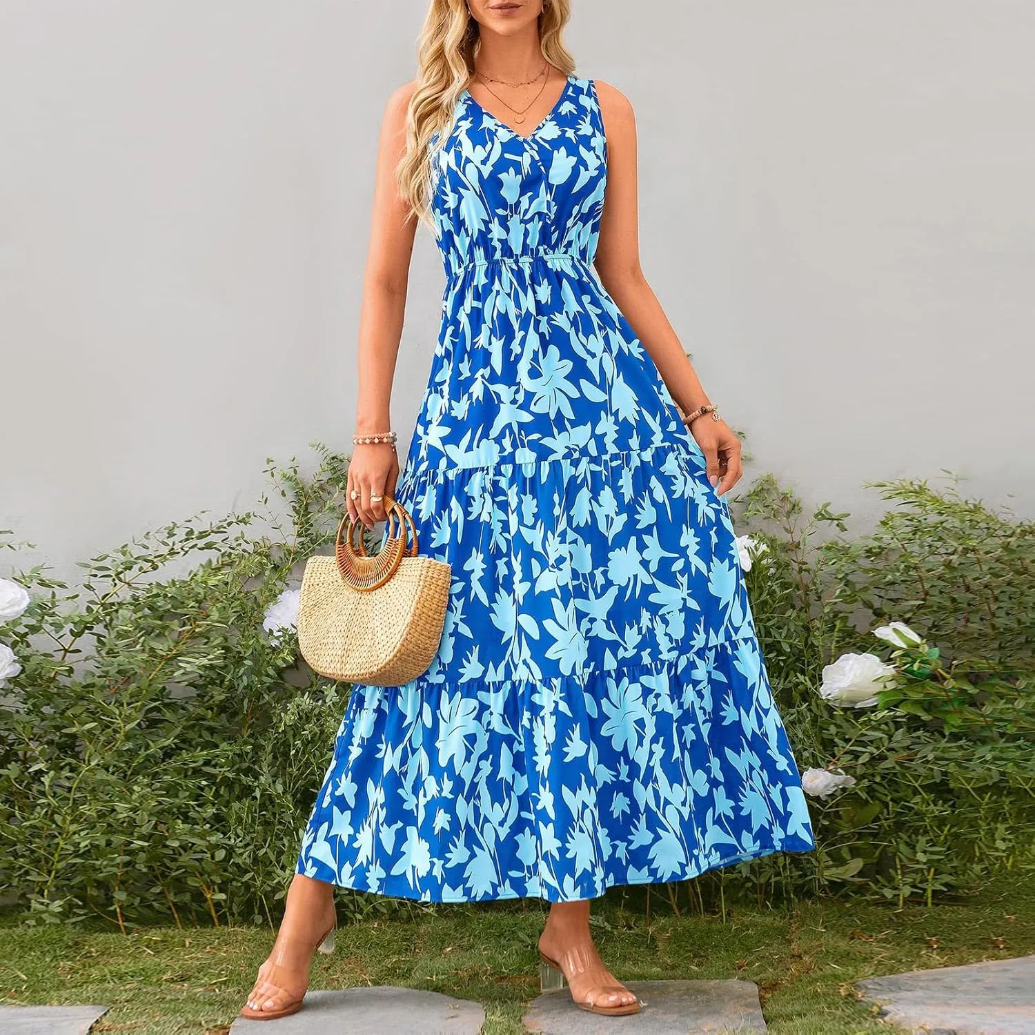 OIOLOYJM Plus Size Summer Dresses for Women 2025 Plus Size Dresses for Curvy Women Wedding Guest Dresses for Women