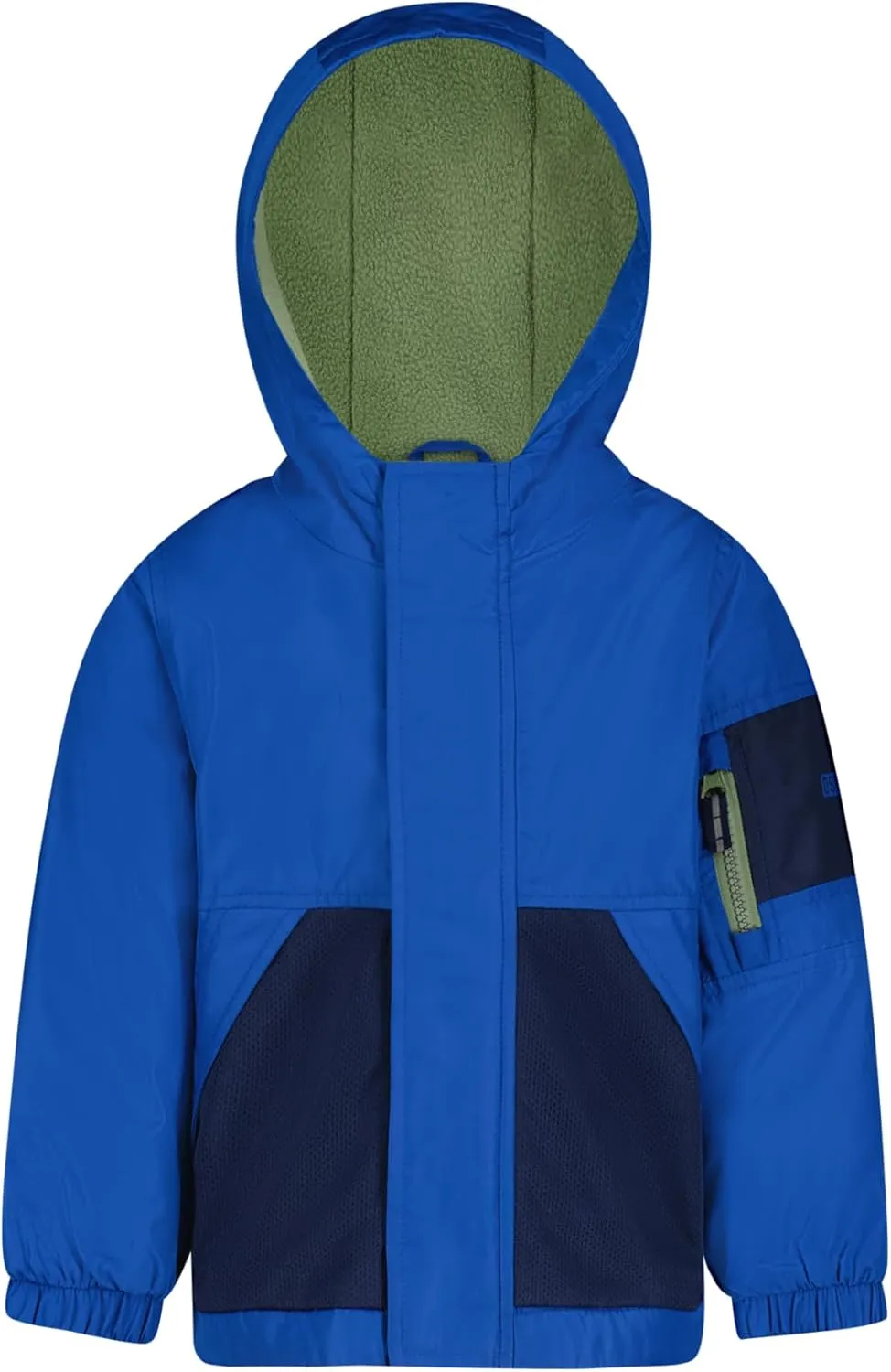 OSHKOSH B'GOSH Boys' Midweight Jersey Lined Hooded Jacket with Zipper Pocket