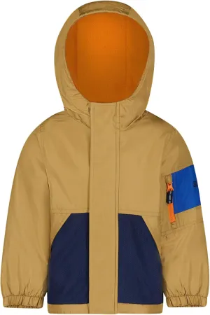 OSHKOSH B'GOSH Boys' Midweight Jersey Lined Hooded Jacket with Zipper Pocket