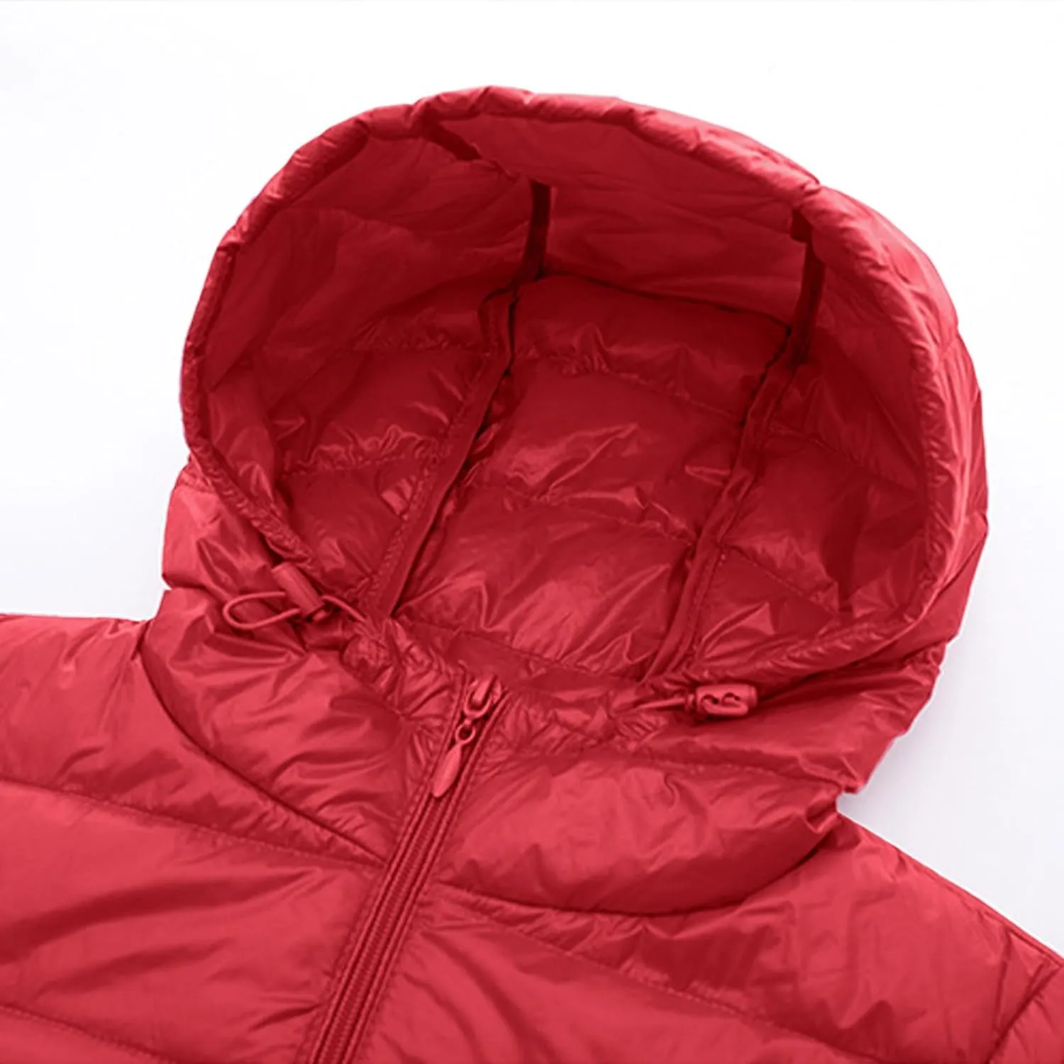 Packable Puffer Jacket Women Lightweight Padded Coats with Hood Long Winter Warm Casual Travel Down Jackets