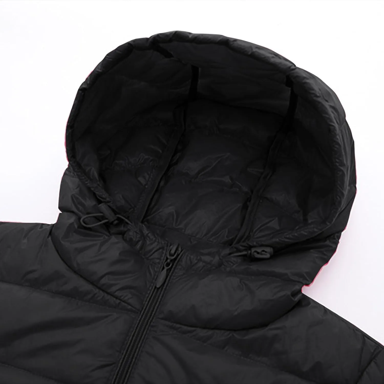 Packable Puffer Jacket Women Lightweight Padded Coats with Hood Long Winter Warm Casual Travel Down Jackets