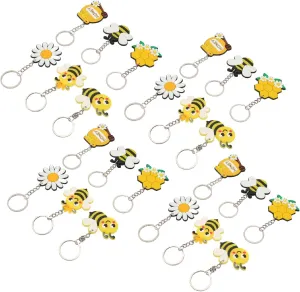 Party Favor Keychain Pendant Backpack Garment Decoration Charm Garment Bags Cartoon Metal Keychain Accessory