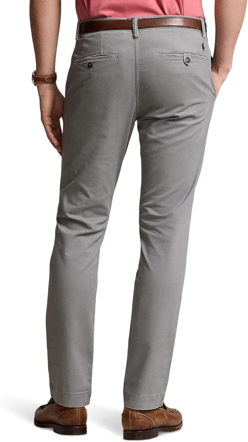 POLO RALPH LAUREN Men's Stretch Slim Fit Washed Chino Pants