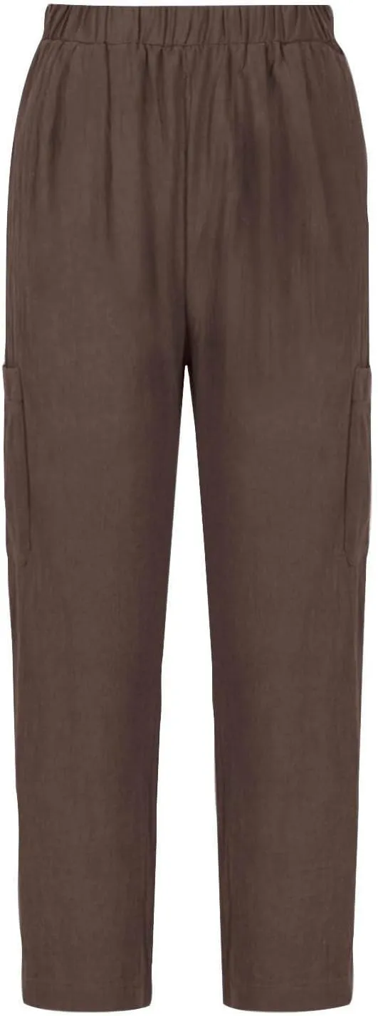 PTOLOCIF Linen Pants Women Summer,Baggy Linen Pants Summer Lightweight High Waist Palazzo Pants Loose Straight Leg Pants